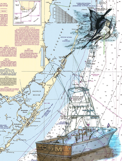 Nautical Chart Art