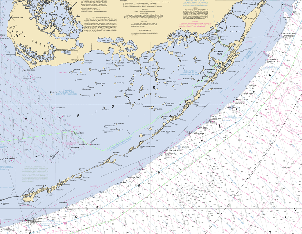 Marine Charts Florida Keys