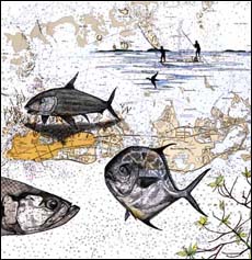 Backcountry Fishing Art - Key West Flats